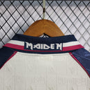 Camisa West Ham x Iron Maiden 1999 - Retrô Masculino - Branco