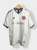 Camisa Bayern de Munique Away 2002/03 - Retrô Adidas Masculino - Branco