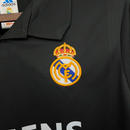 Camisa Real Madrid Away 2002/03 - Retrô Adidas Masculina - Preta