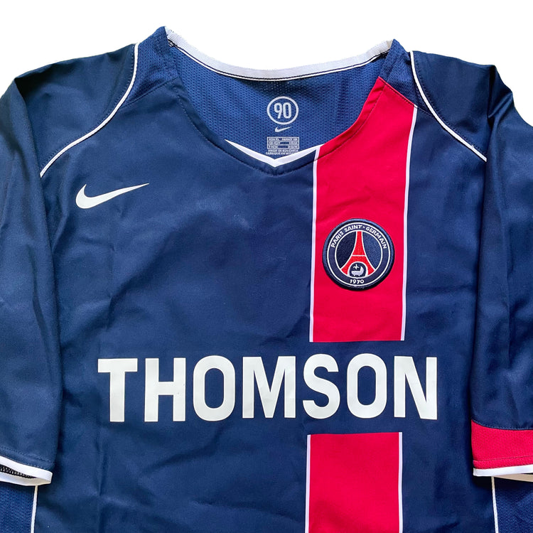 Camisa PSG Home 2004/05 - Retrô Nike Masculino - Azul e vermelho