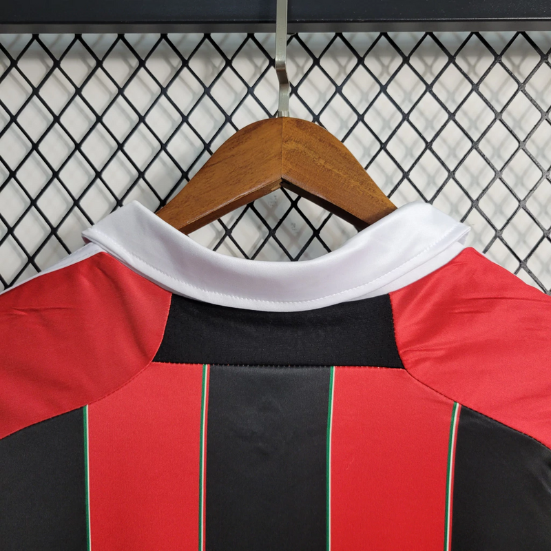 Camisa Milan Home 2012/13 - Retrô Adidas Masculino - Vermelho e Preto
