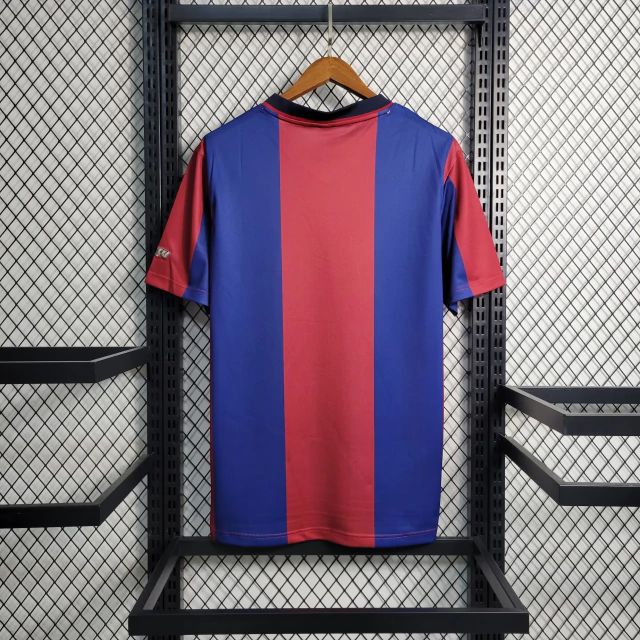 Camisa Barcelona Home 1998/99 - Retrô Nike Masculina - Azul e Vermelha