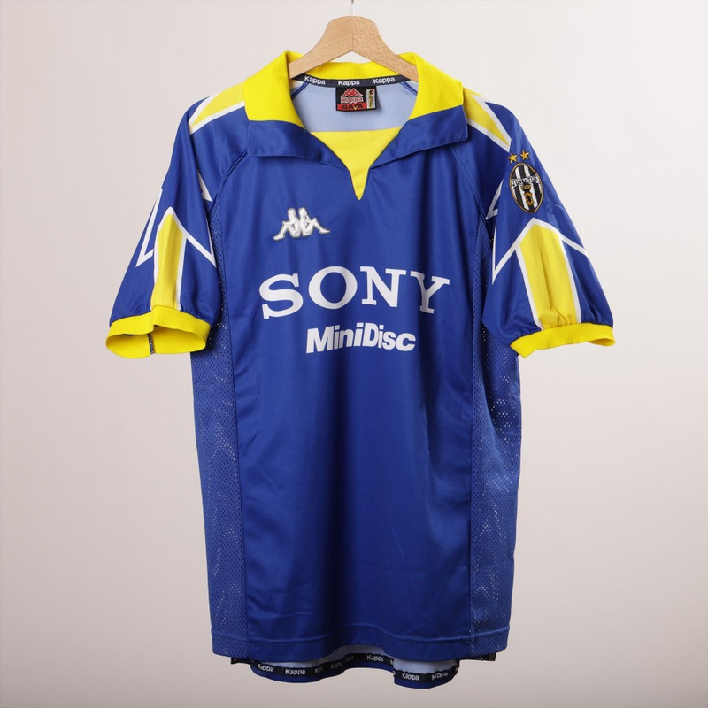 Camisa Juventus Away 1997/98 - Retrô Kappa Masculino - Azul