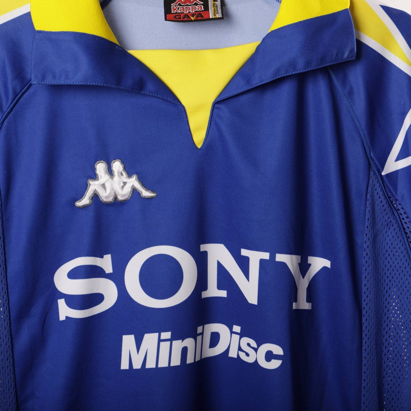 Camisa Juventus Away 1997/98 - Retrô Kappa Masculino - Azul