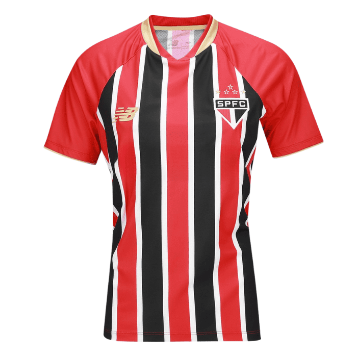Camisa São Paulo II Feminina 2025/26 - Vermelha e Branca