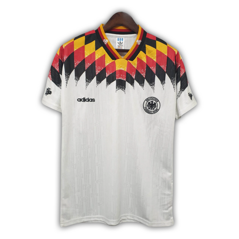 Camisa Alemanha Home 1994 - Retrô Adidas Masculino - Branco