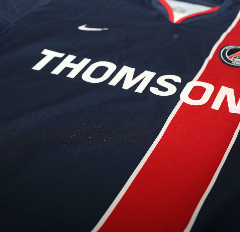 Camisa PSG Home 2003/04 - Retrô Nike Masculino - Azul e vermelho