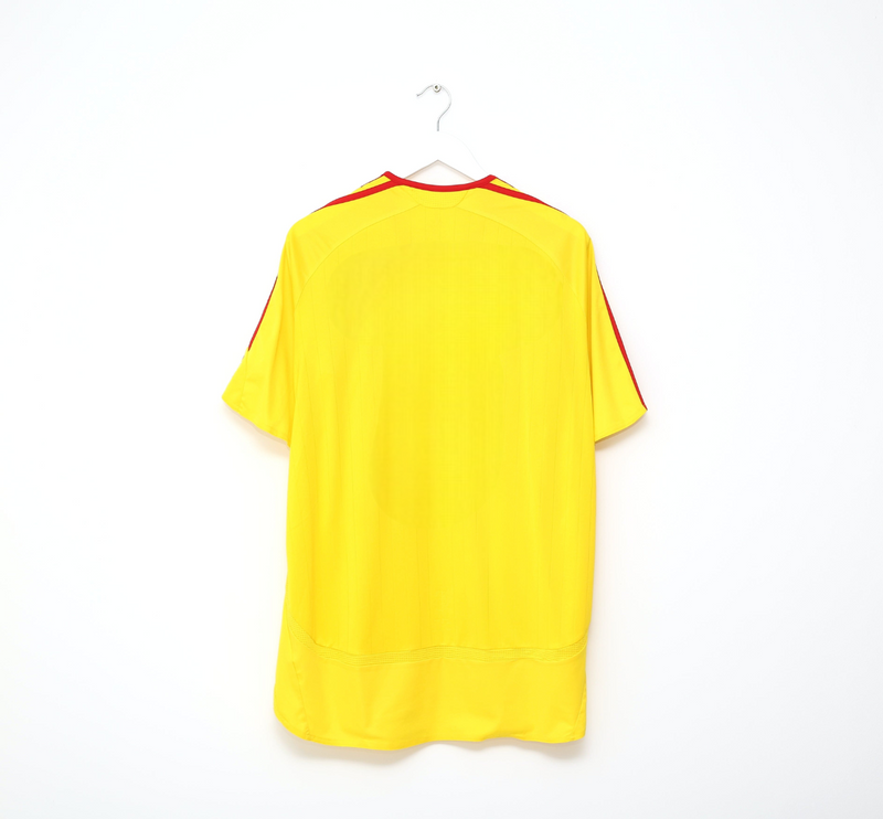Camisa Liverpool Away 2006/07 - Retrô Adidas Masculino - Amarelo