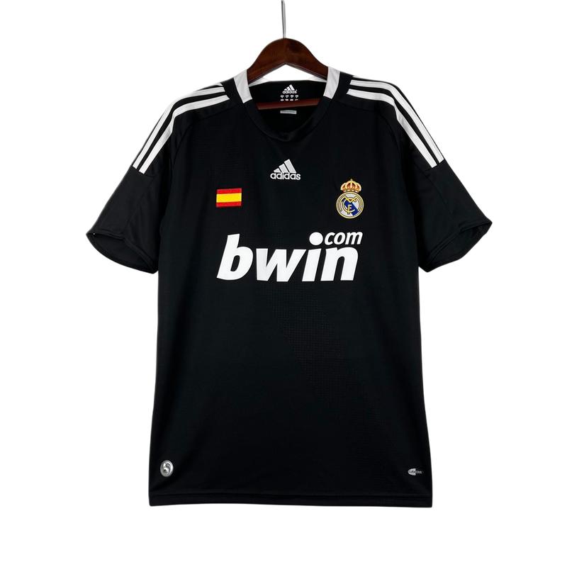 Camisa Real Madrid Away 2008/09 - Retrô Adidas Masculino - Preto
