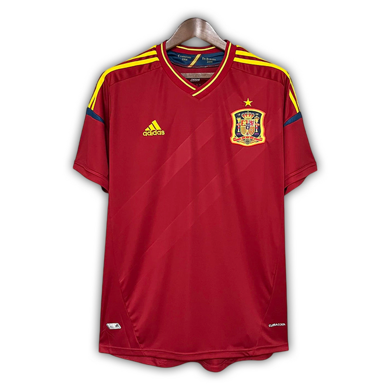 Camisa Espanha Home 2012 - Retrô Adidas Masculino - Vermelho