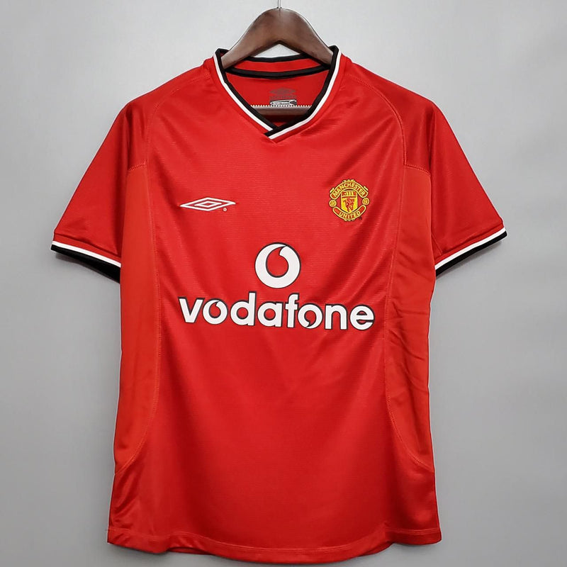 Camisa Manchester United Home 2000/01 - Retrô Umbro Masculino - Vermelho