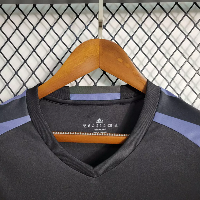 Camisa Real Madrid Third 2016/17 Manga Longa - Retrô Adidas Masculina - Preta