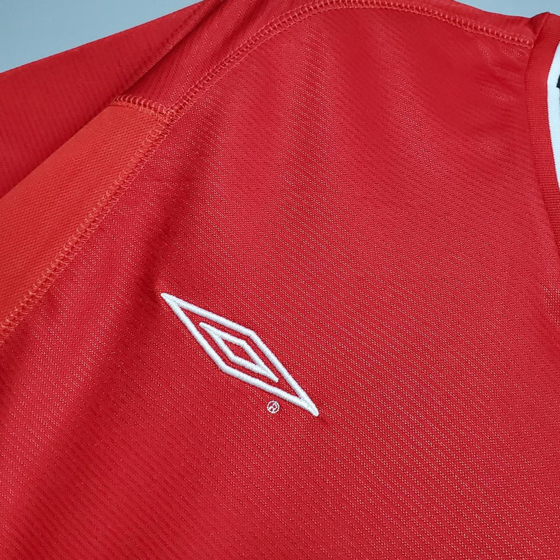 Camisa Manchester United Home 2000/01 - Retrô Umbro Masculino - Vermelho
