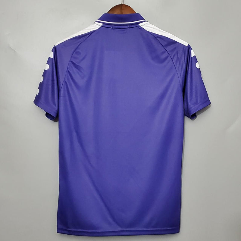 Camisa Fiorentina Home 1998/99 - Retrô Fila Masculino - Roxo e branco