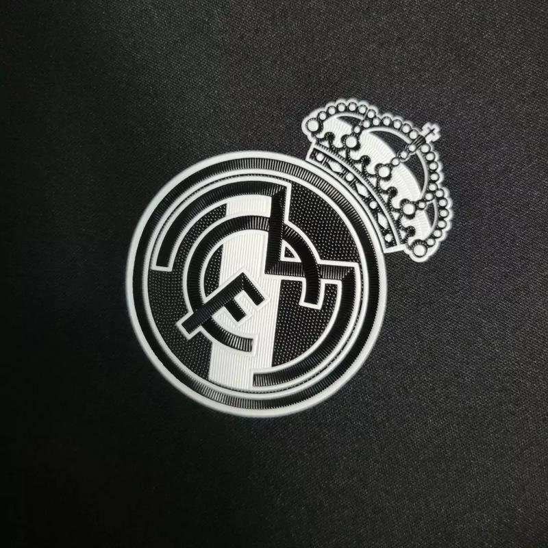 Camisa Real Madrid Third 2016/17 Manga Longa - Retrô Adidas Masculina - Preta