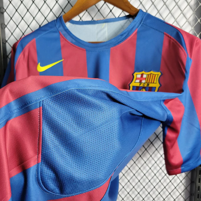 Camisa Barcelona Home 2005/06 - Retrô Nike Masculina - Listrada