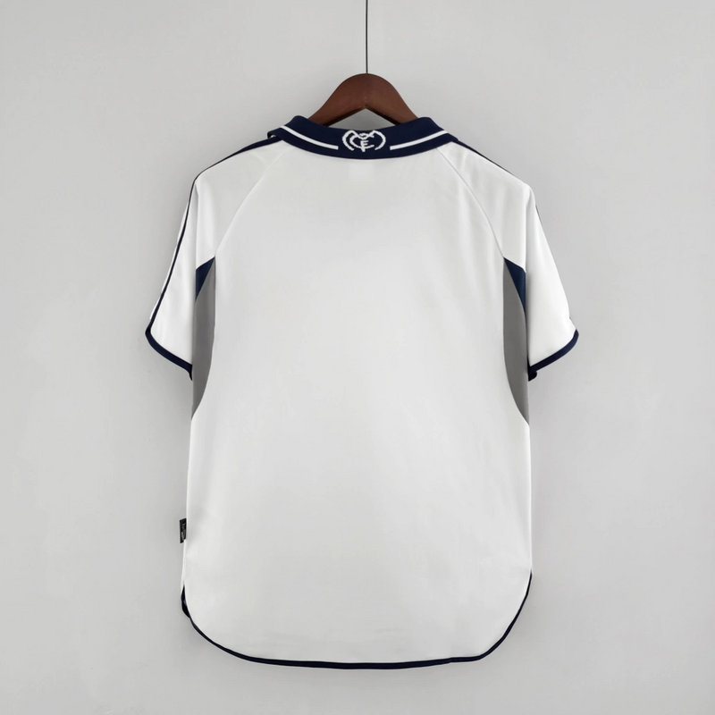 Camisa Real Madrid Home 2000/01 - Retrô Adidas Masculina - Branca