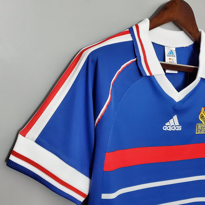 Camisa Retrô Seleção França 1998 Home
