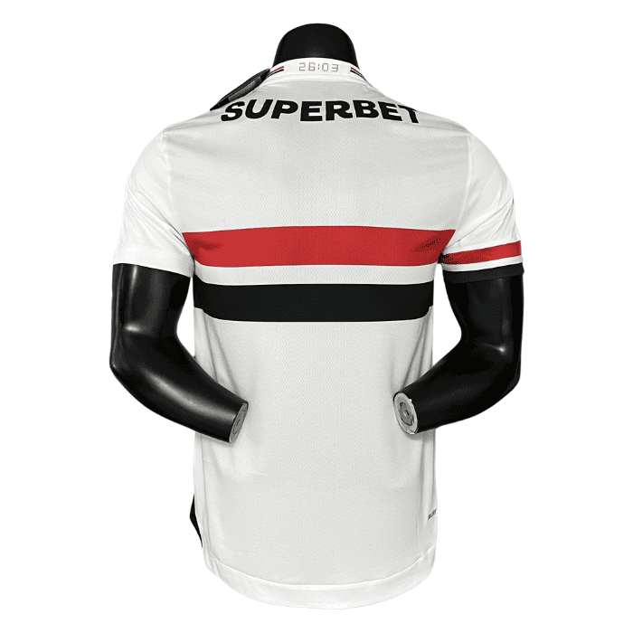 Camisa São Paulo Versão Jogador I 2025/26 Masculina - Branca