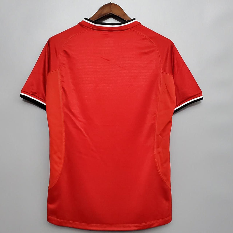 Camisa Manchester United Home 2000/01 - Retrô Umbro Masculino - Vermelho