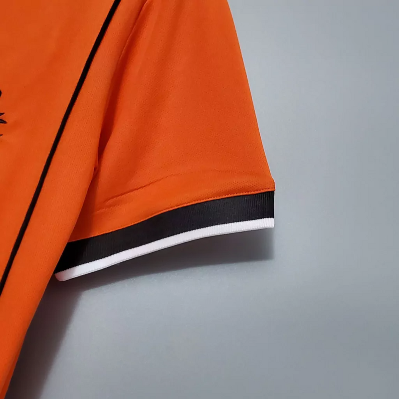 Camisa Holanda Home 1998 - Retrô Nike Masculino - Laranja