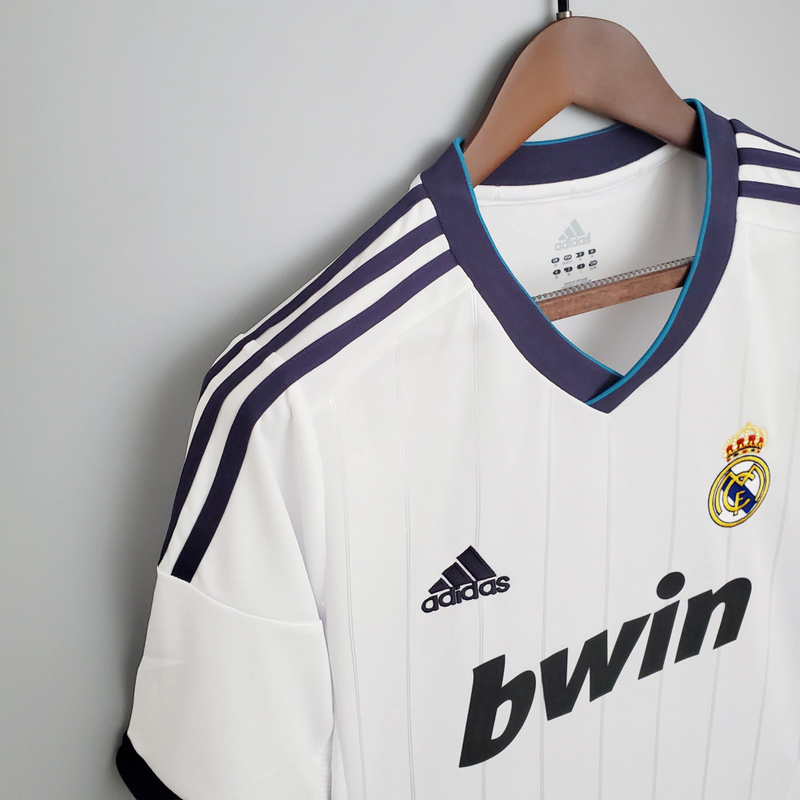 Camisa Real Madrid Home 2012/13 - Retrô Adidas Masculina - Branca