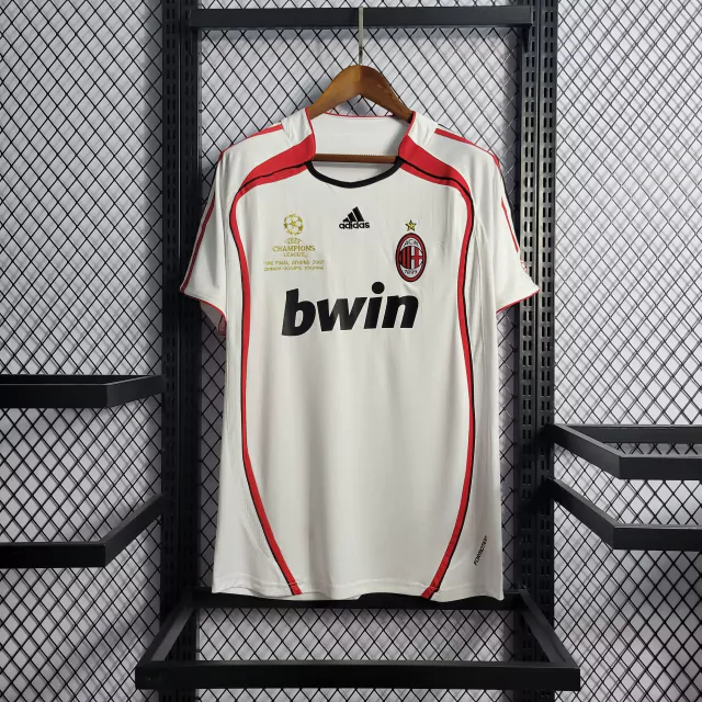 Camisa AC Milan Away 2006/07 - Retrô Adidas Masculino - Branco