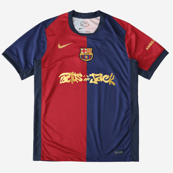 Camisa Barcelona X Travis Scott I Edição Especial