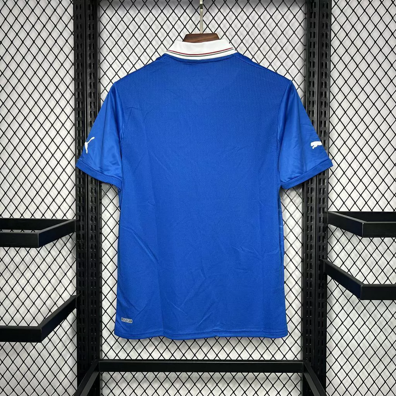 Camisa Itália Home 2012 - Retrô Puma Masculino - Azul