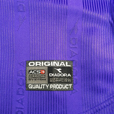 Camisa Fiorentina Home 2000/01 - Retrô Diadora Masculino - Roxo e branco