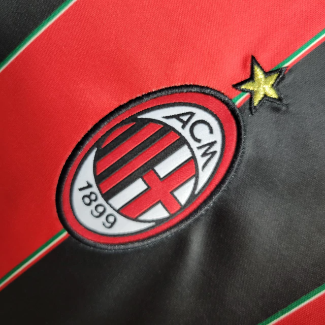 Camisa Milan Home 2012/13 - Retrô Adidas Masculino - Vermelho e Preto