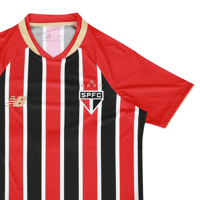 Camisa São Paulo II Feminina 2025/26 - Vermelha e Branca