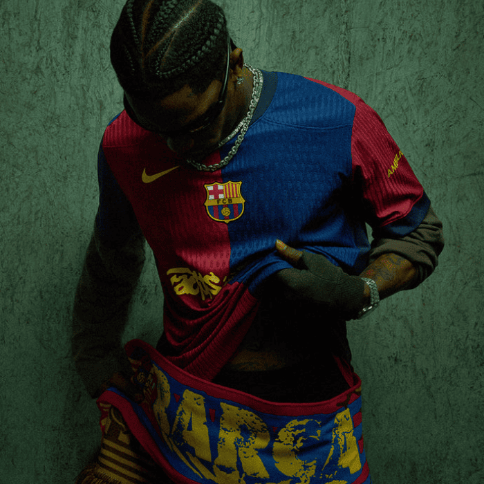 Camisa Barcelona X Travis Scott I Edição Especial