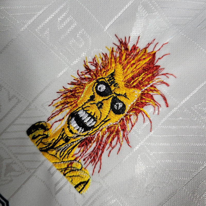 Camisa West Ham x Iron Maiden 1999 - Retrô Masculino - Branco