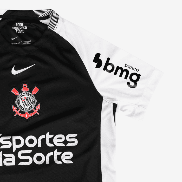 Camisa Corinthians 2025/26 II Torcedor Com Patrocínios