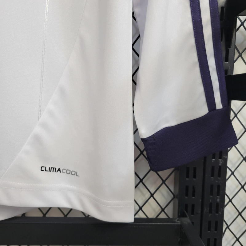 Camisa Real Madrid Home 2012/13 Manga Longa - Retrô Adidas Masculina - Branca