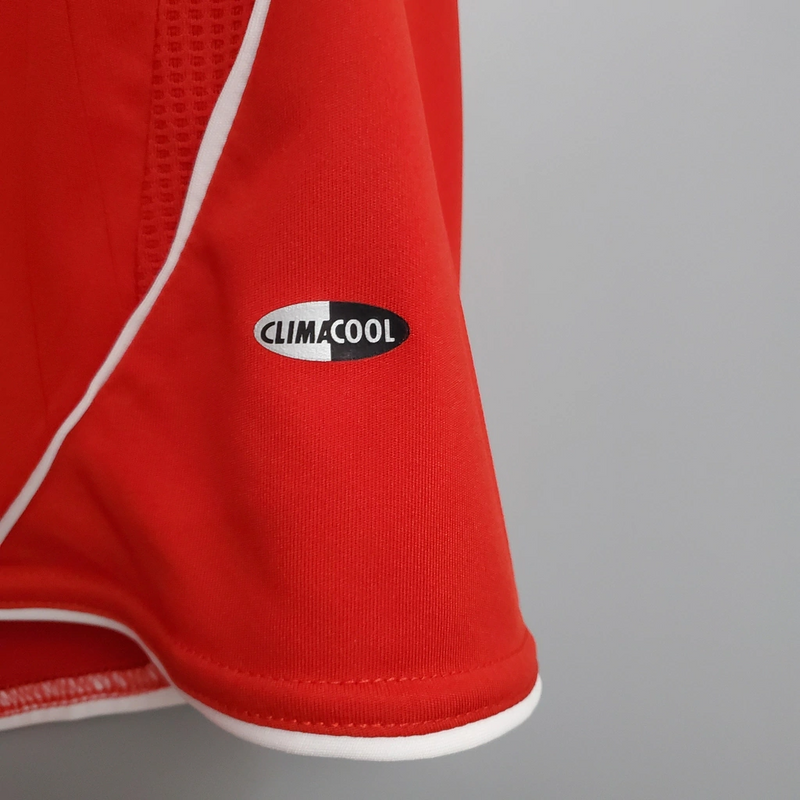 Camisa Liverpool Home 2006/07 - Retrô Adidas Masculino - Vermelho