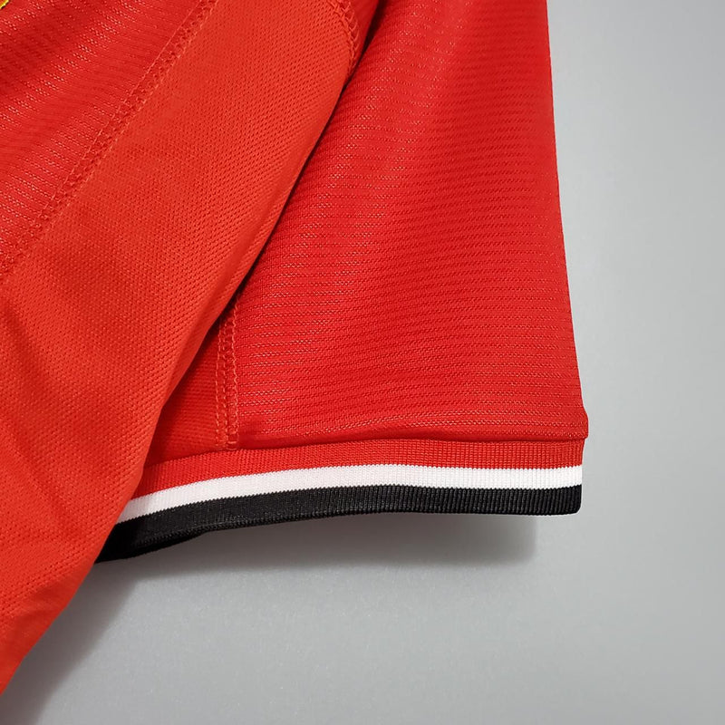 Camisa Manchester United Home 2000/01 - Retrô Umbro Masculino - Vermelho