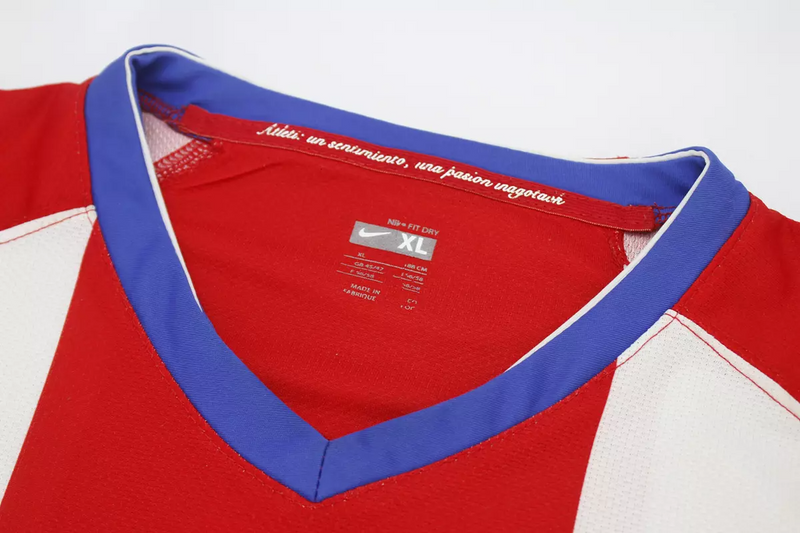 Camisa Atlético de Madrid Home 2007/08 - Retrô Nike Masculino - Vermelho e branco