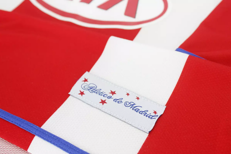 Camisa Atlético de Madrid Home 2007/08 - Retrô Nike Masculino - Vermelho e branco