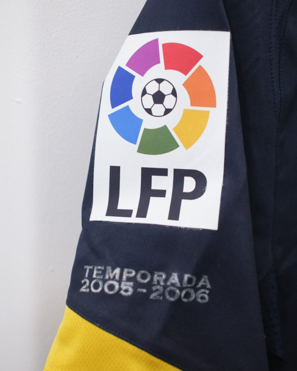 Camisa Atlético de Madrid Away 2005/06 - Retrô Nike Masculino - Azul e amarelo