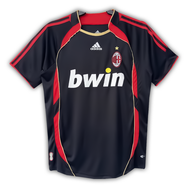 Camisa AC Milan Third 2006/07 - Retrô Adidas Masculino - Preto