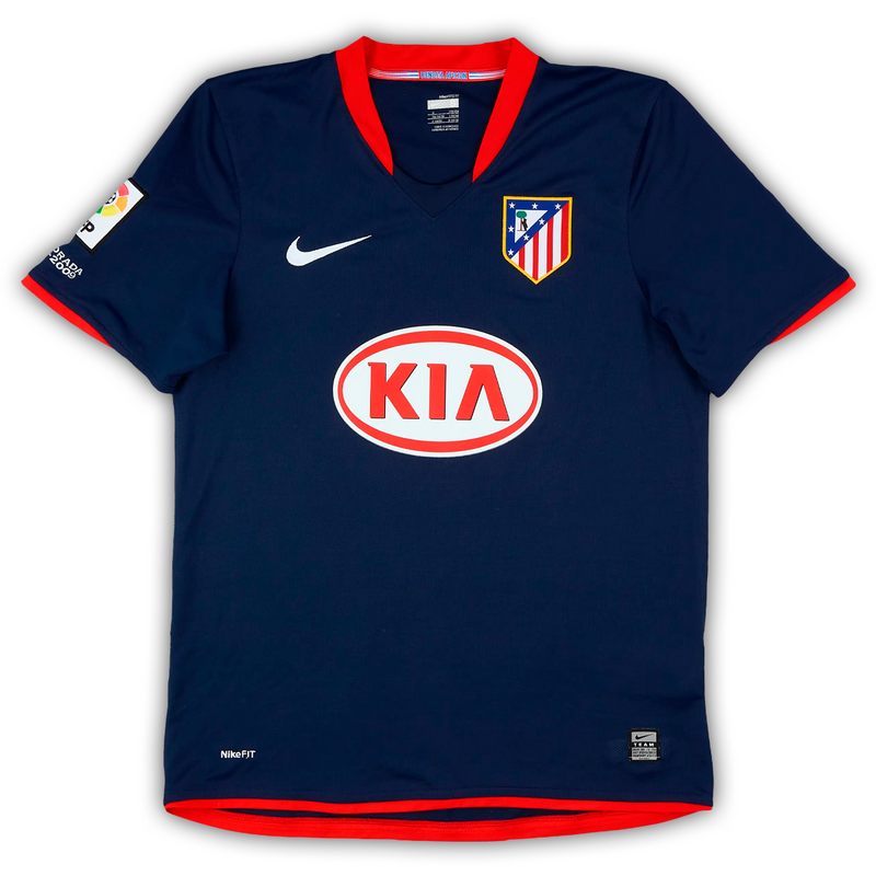 Camisa Atlético de madrid Away 2008/09 - Retrô Nike Masculino - Azul