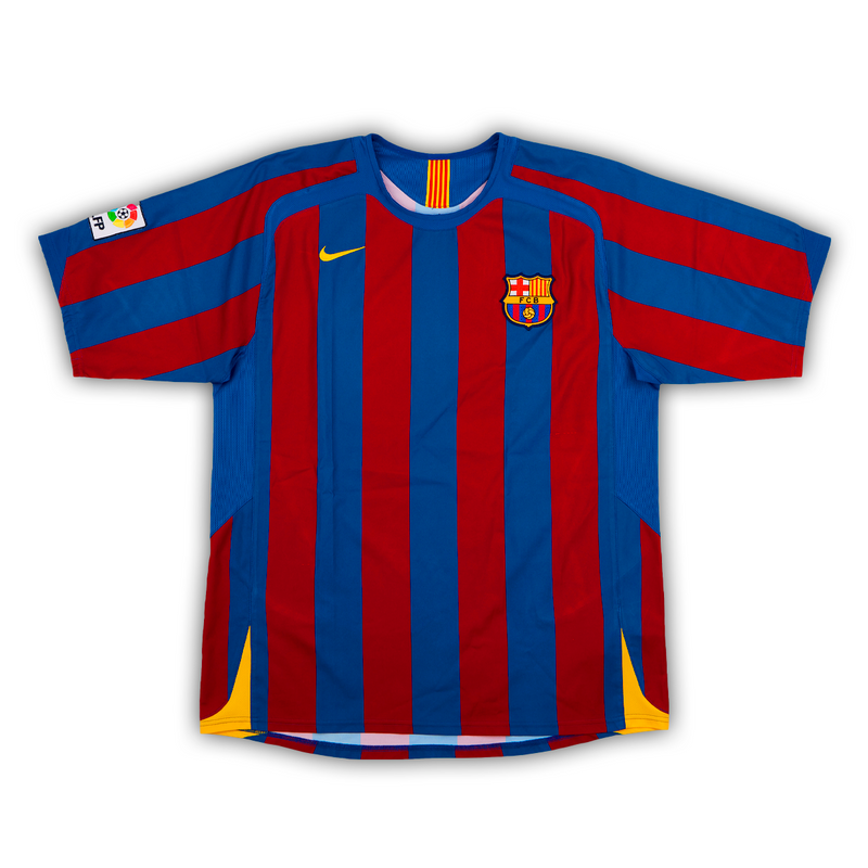 Camisa Barcelona Home 2005/06 - Retrô Nike Masculina - Listrada