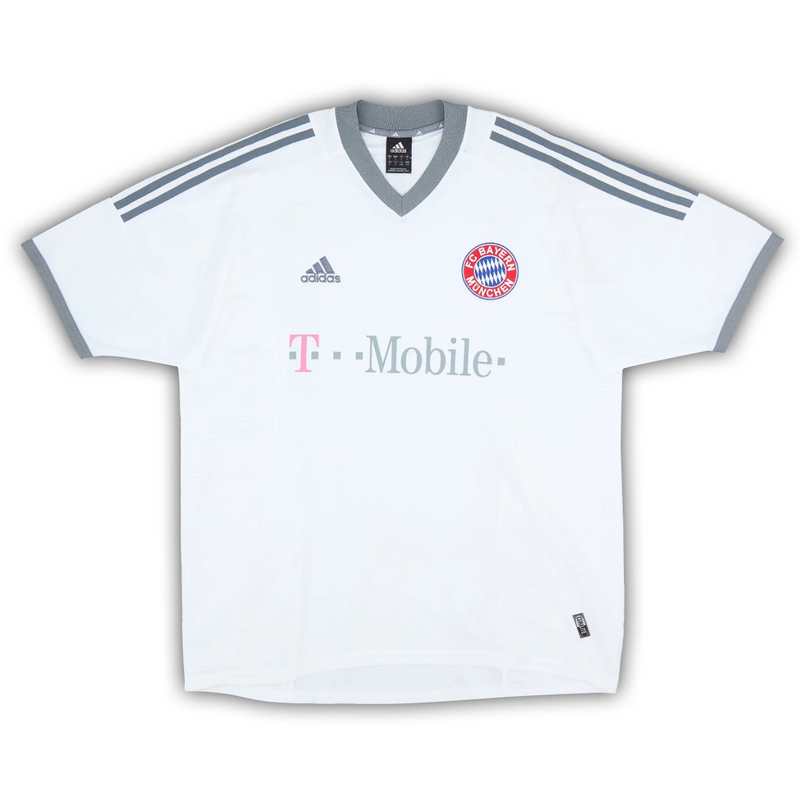 Camisa Bayern de Munique Away 2002/03 - Retrô Adidas Masculino - Branco
