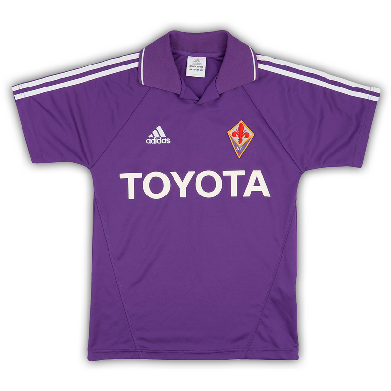 Camisa Fiorentina Home 2004/05 - Retrô Adidas Masculino - Roxo