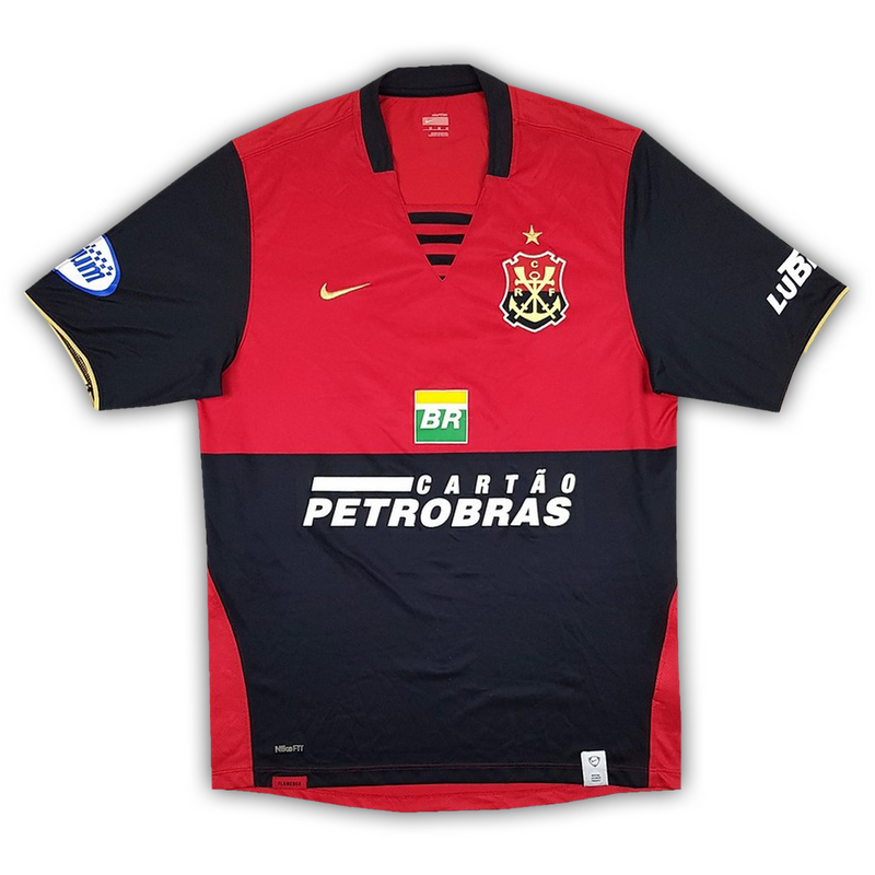 Camisa Flamengo Third 2007/08 - Retrô Nike Masculino - Vermelho e Preto