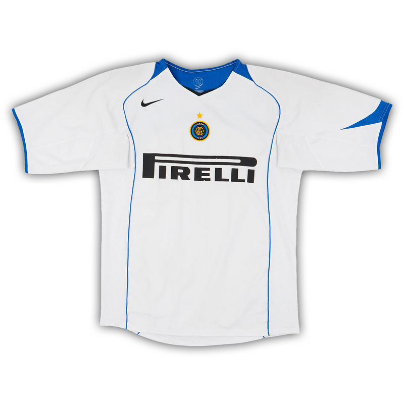 Camisa Inter de Milão Away 2004/05 - Retrô Nike Masculino - Branco