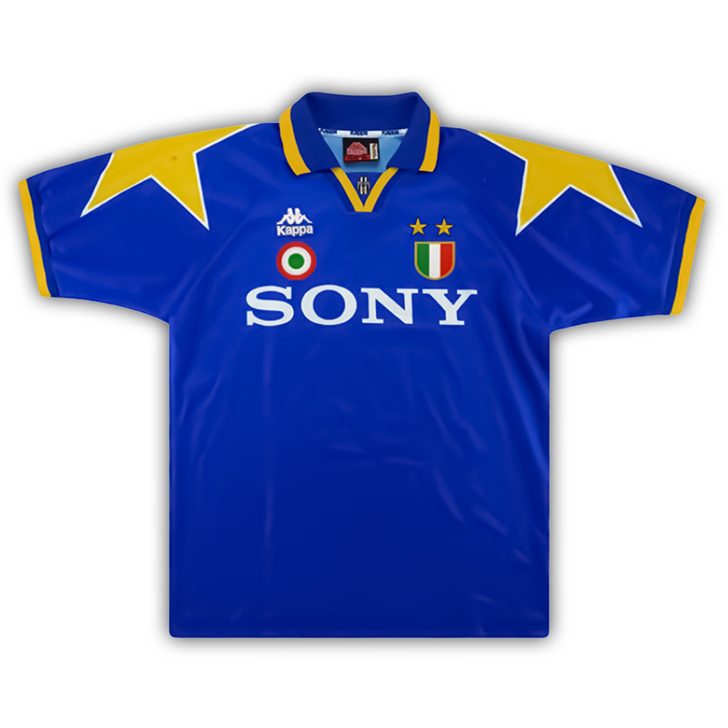 Camisa Juventus Away 1995/96 - Retrô Kappa Masculino - Azul