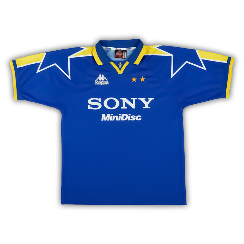 Camisa Juventus Away 1996/97 - Retrô Kappa Masculino - Azul